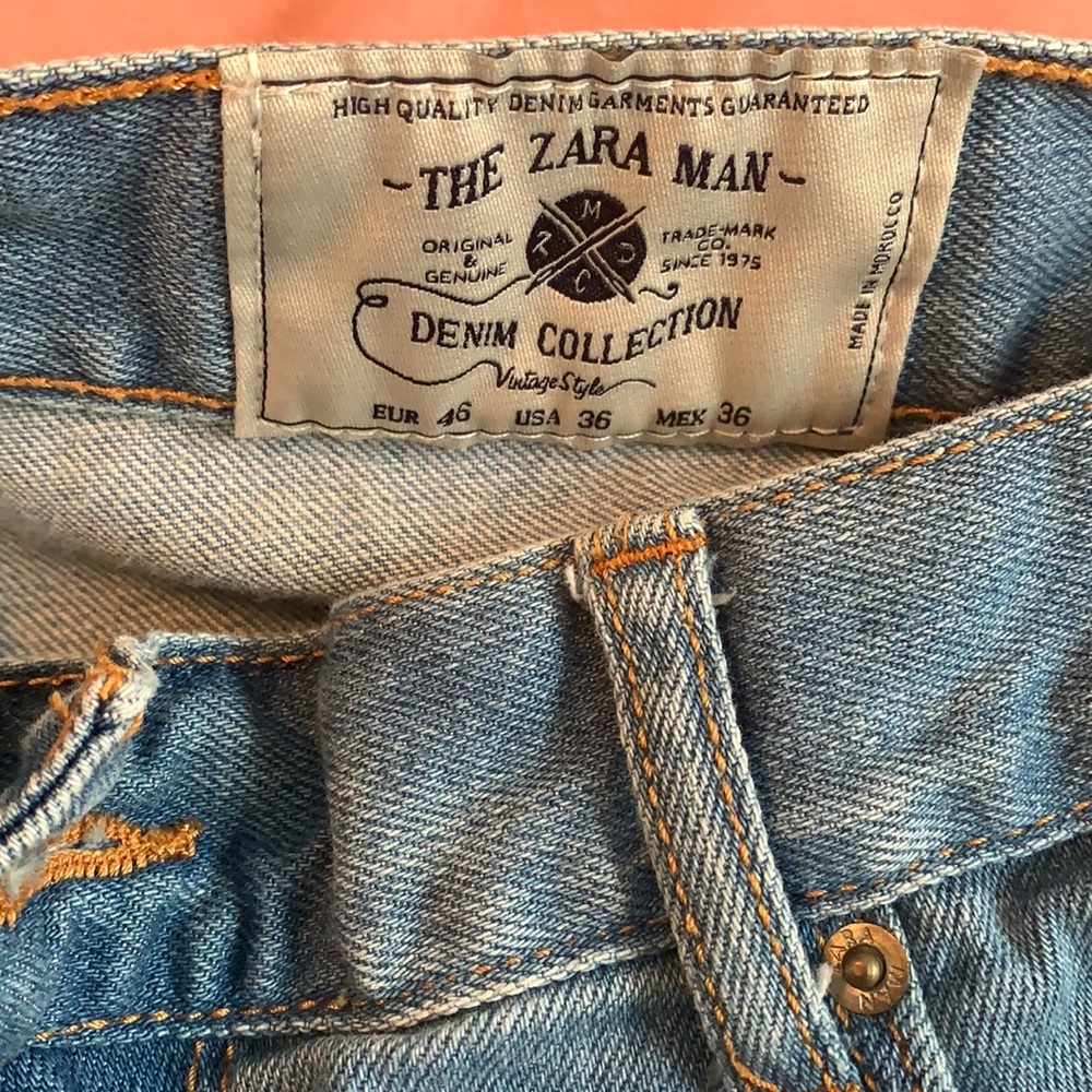 Zara Men’s denim collection vintage style size 36